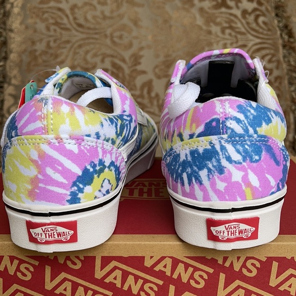 Vans Comfycush Old Skool Tie-Dye Orchid/Trwht WMNS - Picture 14 of 16